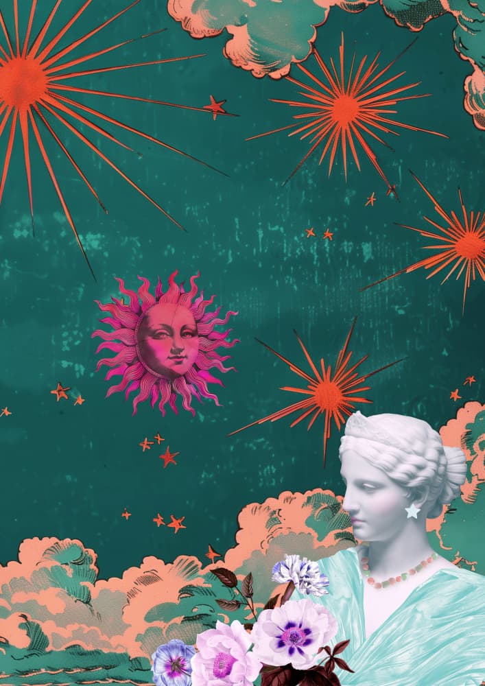 Sun Goddess Celestial Dream by Talitha McQueen — canvas wall art