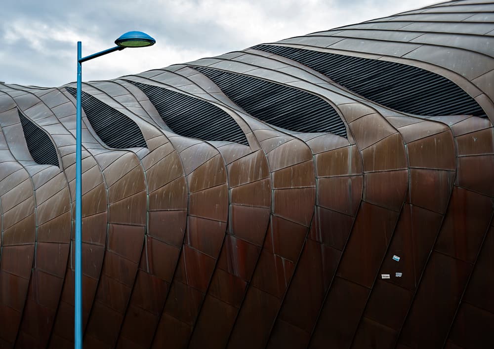 Urban Wavy Facade by Wim Schuurmans — canvas wall art