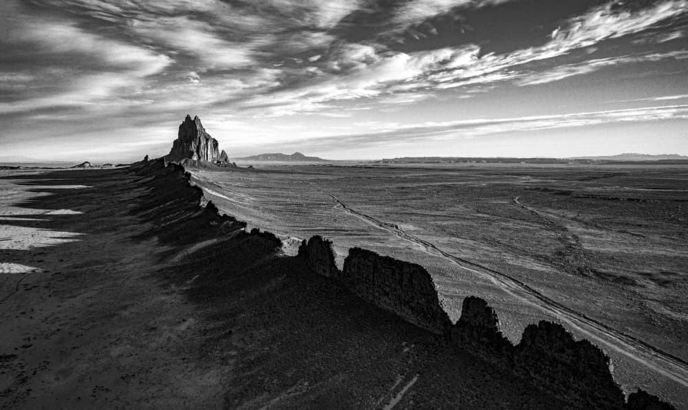Dramatic Desert Rock Formation by Joanna W — canvas wall art