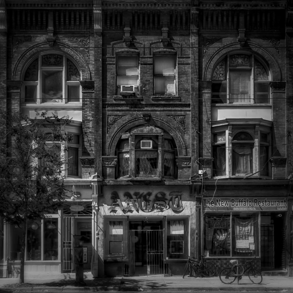 Historic City Street by The Learning Curve Photography — canvas wall art
