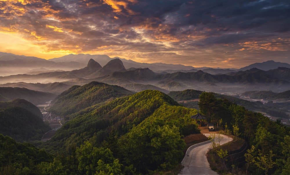 Open the morning by Tiger Seo — canvas wall art