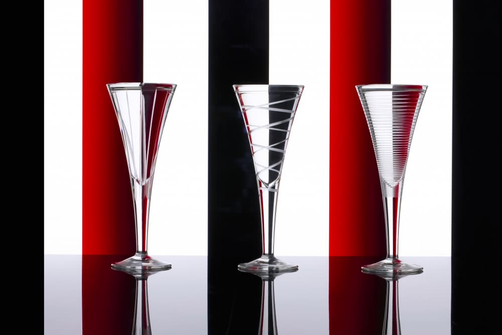 Elegant Striped Flutes by Renee Doyle — canvas wall art