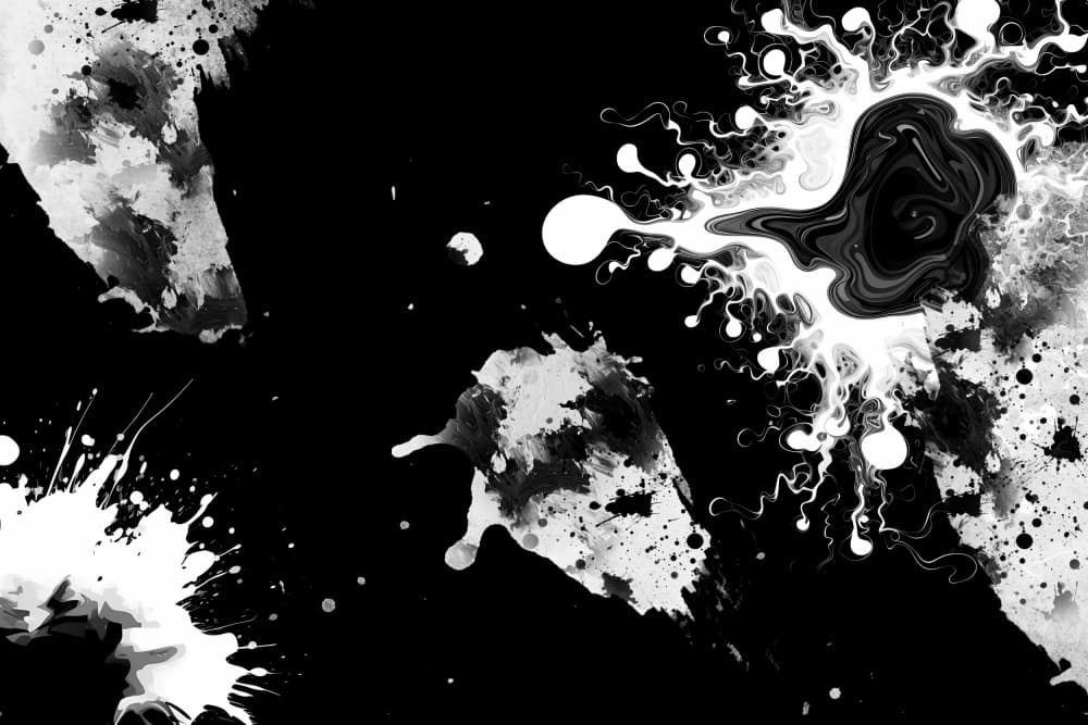 Dynamic Fluid Ink Splash by Rafal Kulik — canvas wall art