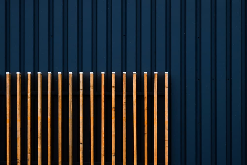 Modern Blue Facade by Rolf Endermann — canvas wall art