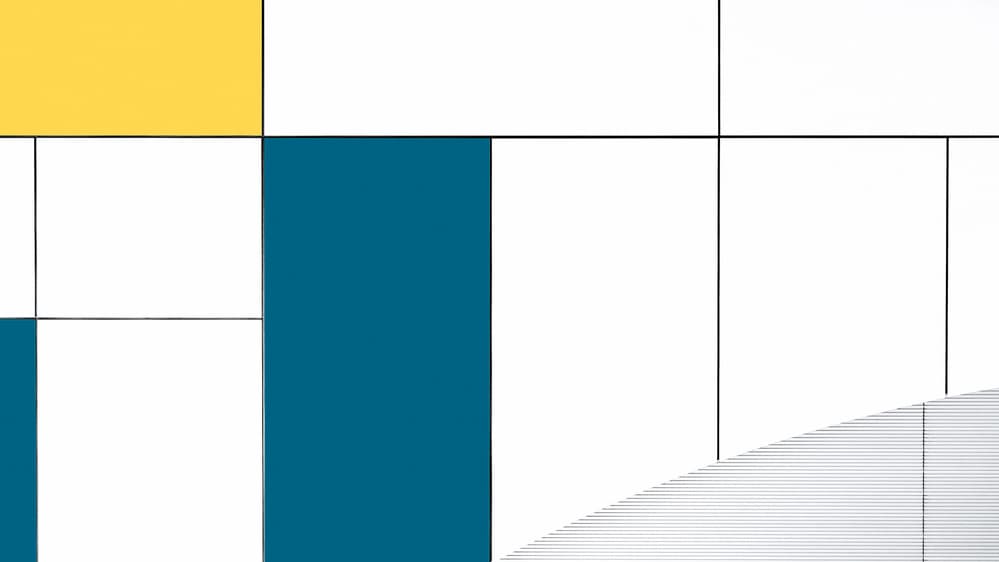Geometric Color Blocks by Suzuhiko Suzuki — canvas wall art