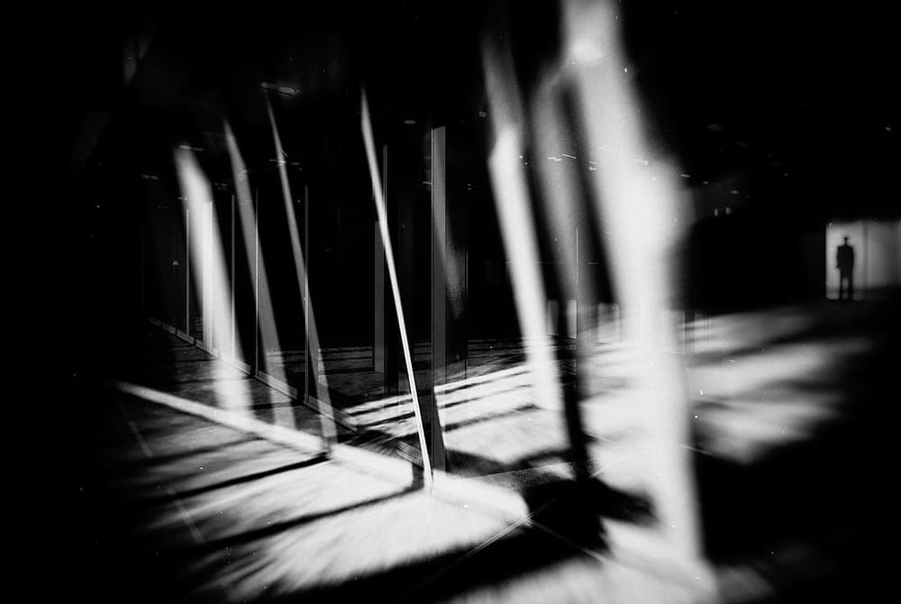 Solitary Figure in Light by Holger Droste — canvas wall art