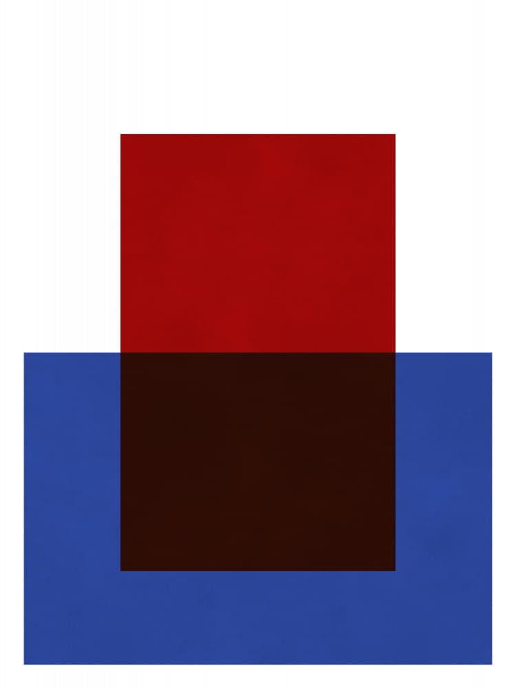 Geometric Color Block by Vitor Costa — canvas wall art