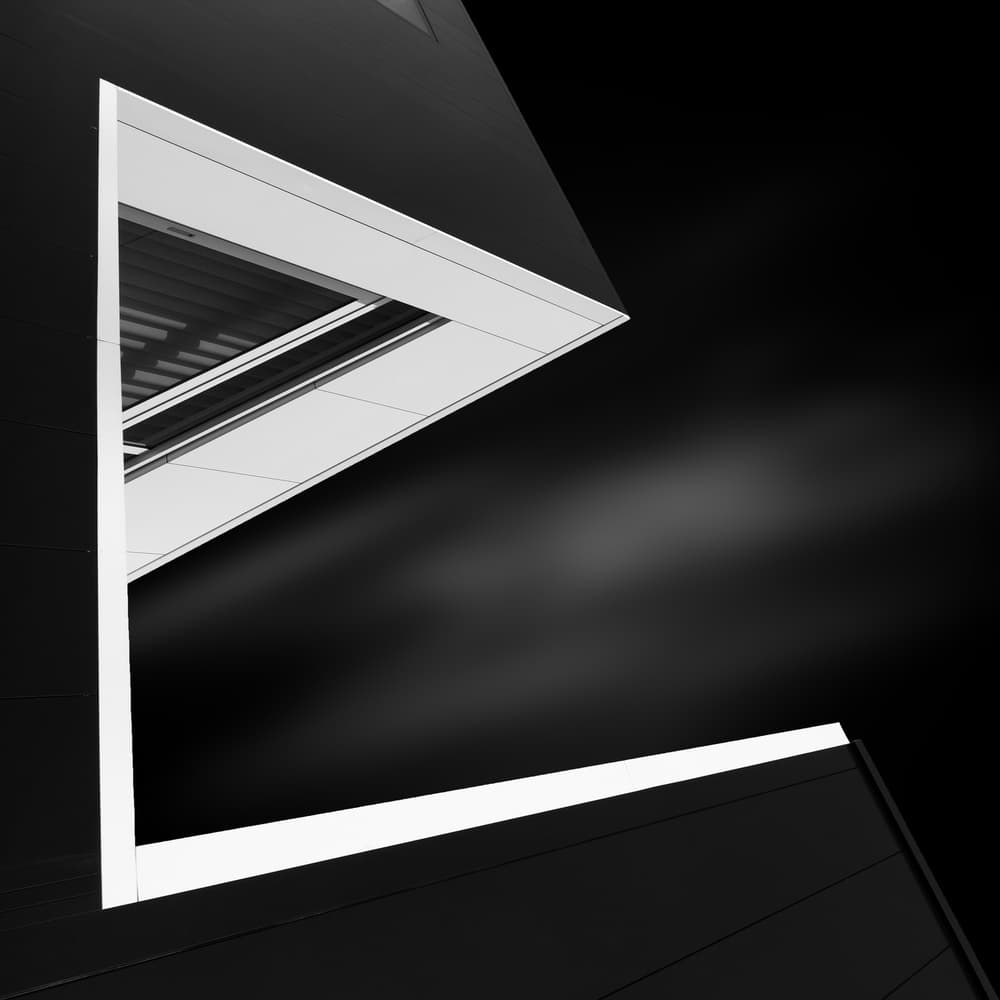 Modern Geometric Window by Jeroen van de Wiel — canvas wall art