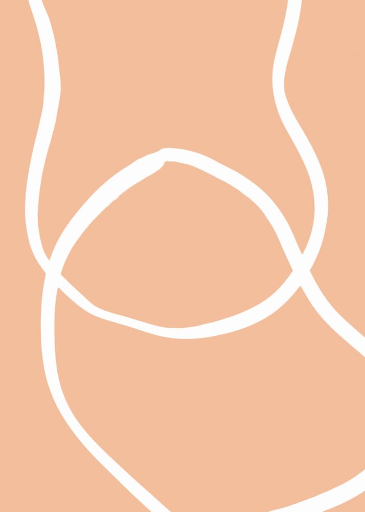 Soft Abstract Curves by Pictufy Studio — canvas wall art