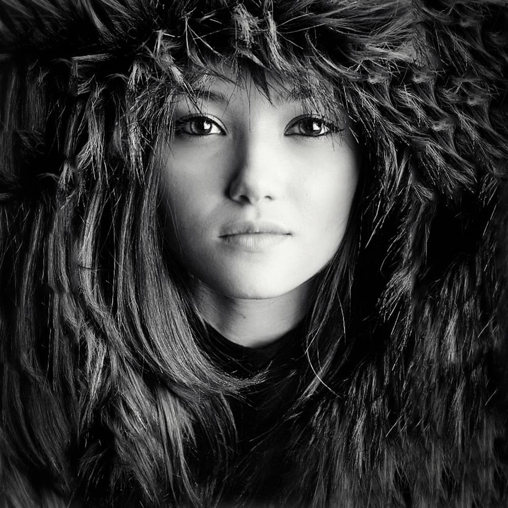 Enigmatic Fur Portrait by Oren Hayman — canvas wall art
