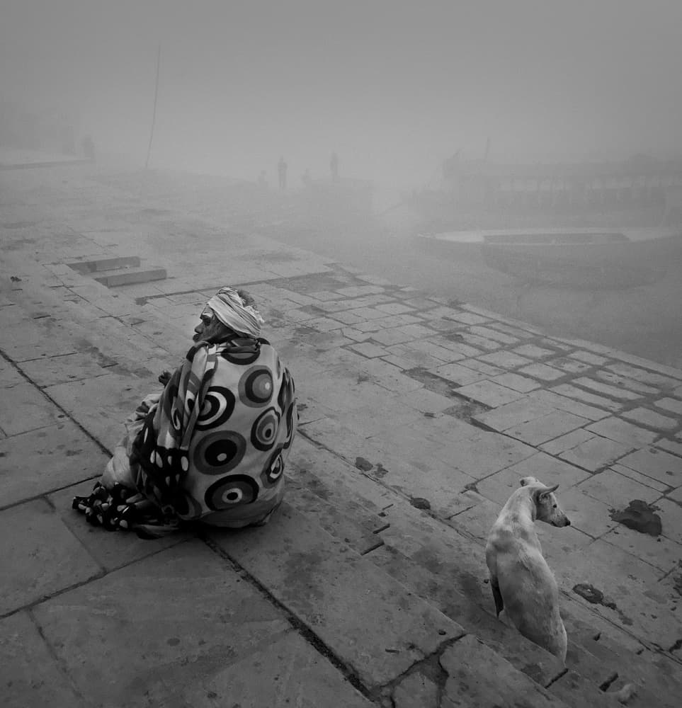 Foggy Ganges Duo by Roxana Labagnara — canvas wall art