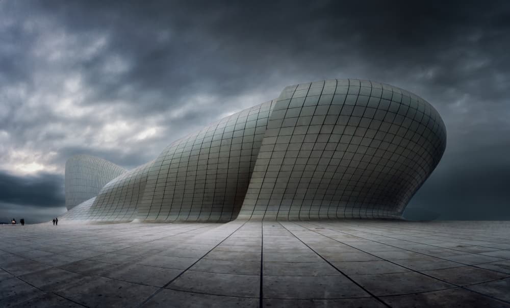 Dramatic Modern Curves by Ricardo Gayan — canvas wall art
