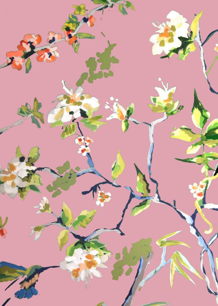 Dining Room Walls Pink 1.png by Jenny Westenhofer — canvas wall art