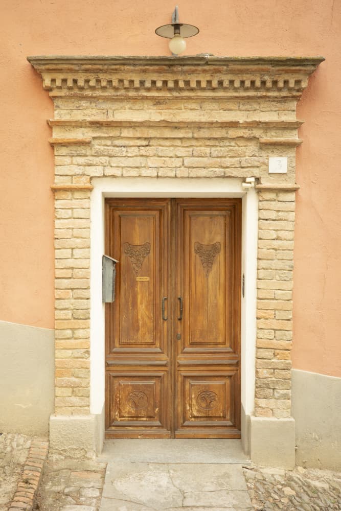 Charming European Entrance by Christa Stroo — canvas wall art