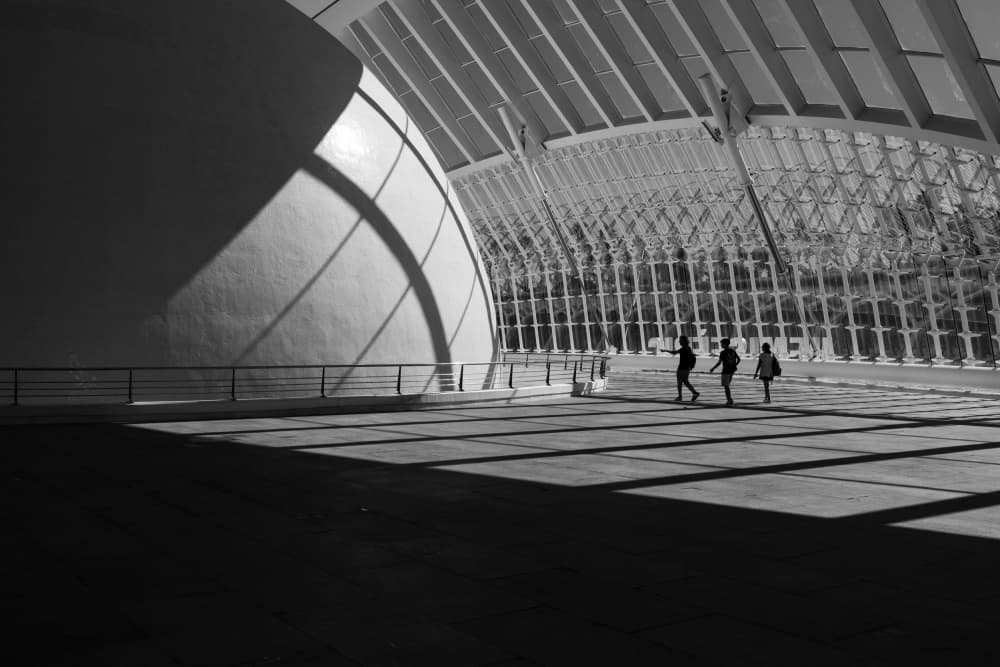 Architectural Light and Shadows by Martin Agius — canvas wall art