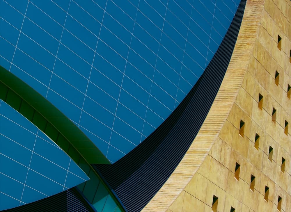 Modern Architectural Curves by Kirk Cypel — canvas wall art