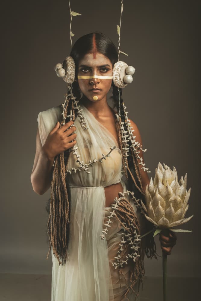 Goddess of the Lotus by Dipankar Paul — canvas wall art
