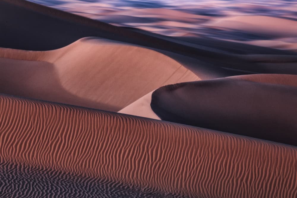 Warm Desert Patterns by Jenny Qiu — canvas wall art