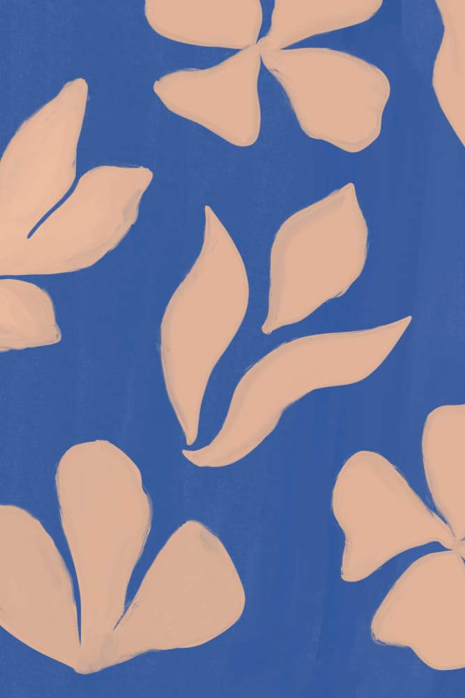 Pastelleafs by Treechild — canvas wall art