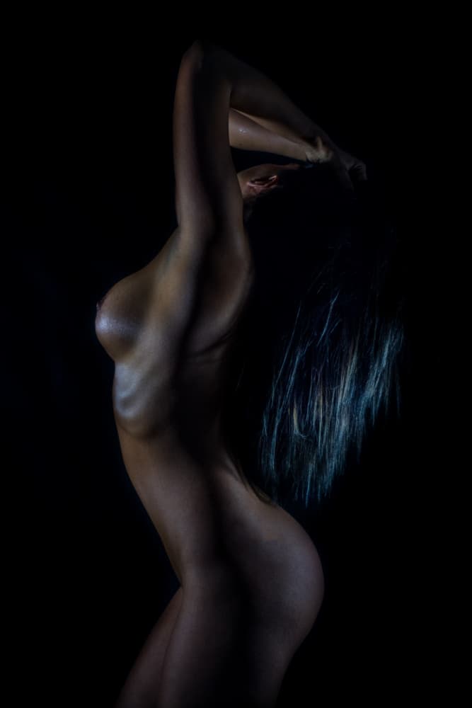 Elegant Shadow Nude by Ovi D. Pop — canvas wall art