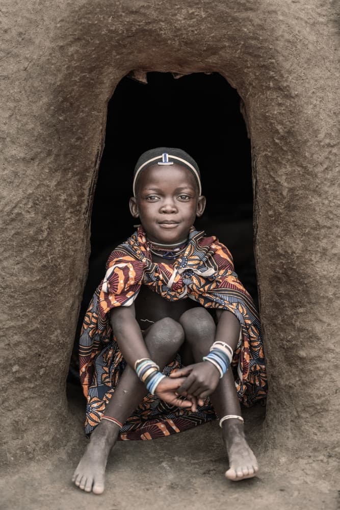 Smiling Tribal Child by Trevor Cole — canvas wall art