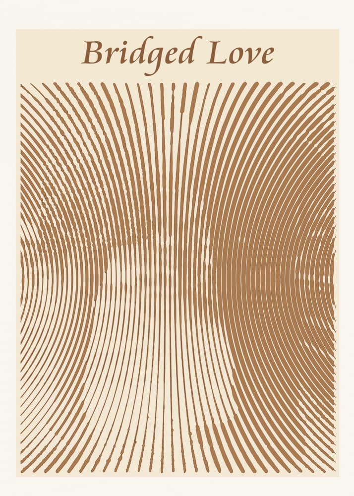 Abstract Love Connection by Doa Project — canvas wall art