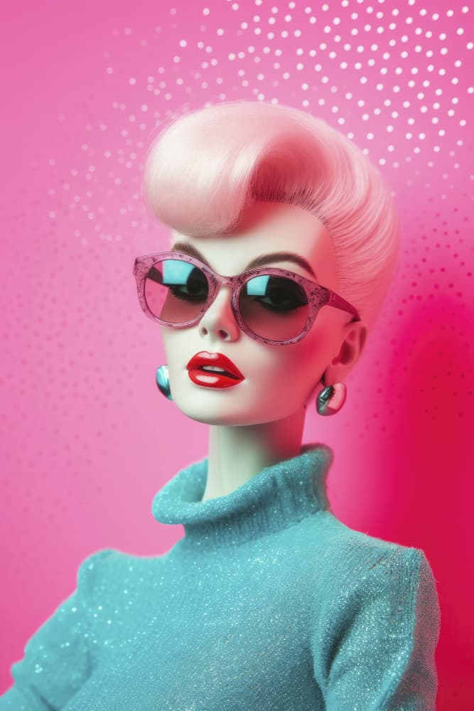 Retro Glamour Shine by Treechild — canvas wall art