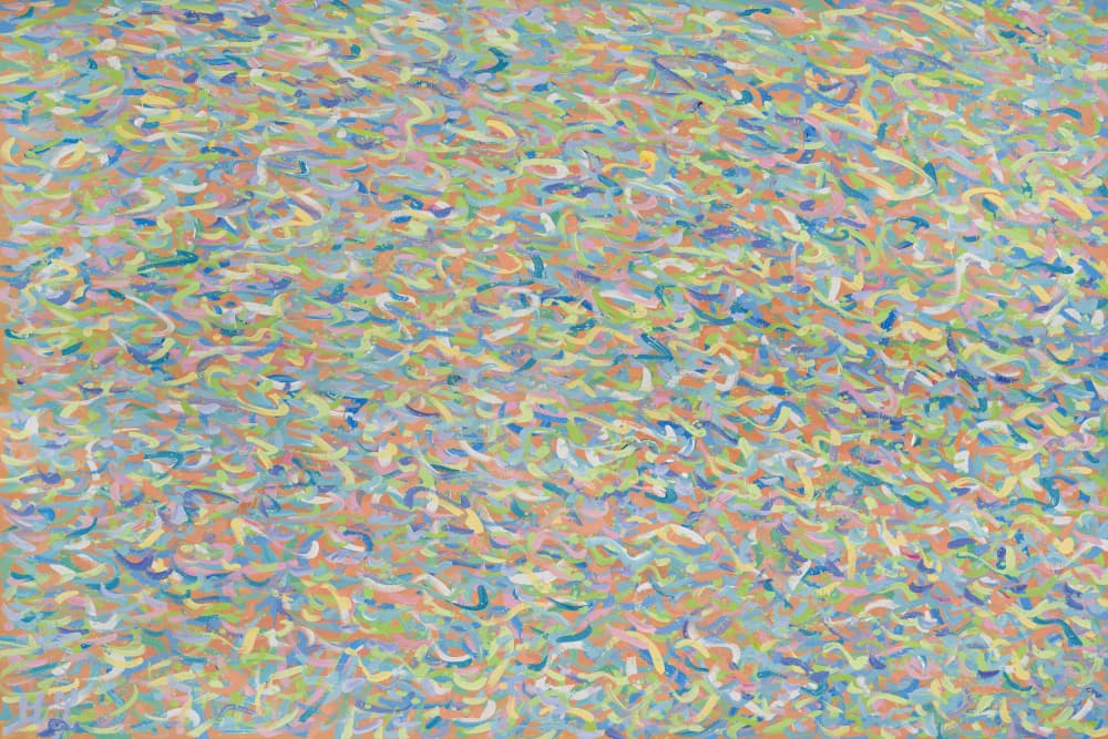 Dreamy Pastel Swirls by Helen Joynson — canvas wall art