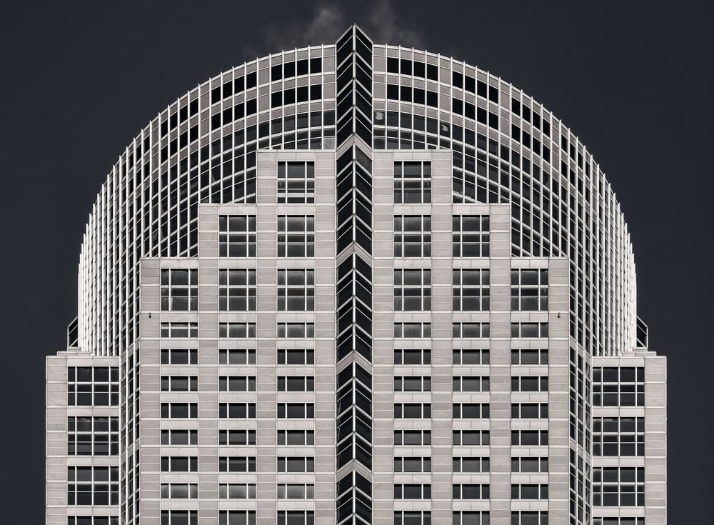 Urban Building Geometry by Renate Reichert — canvas wall art