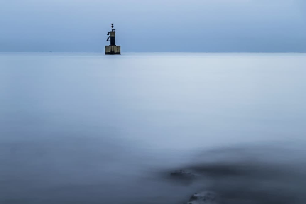 Solitary Sea Beacon by Emanuela Sol — canvas wall art