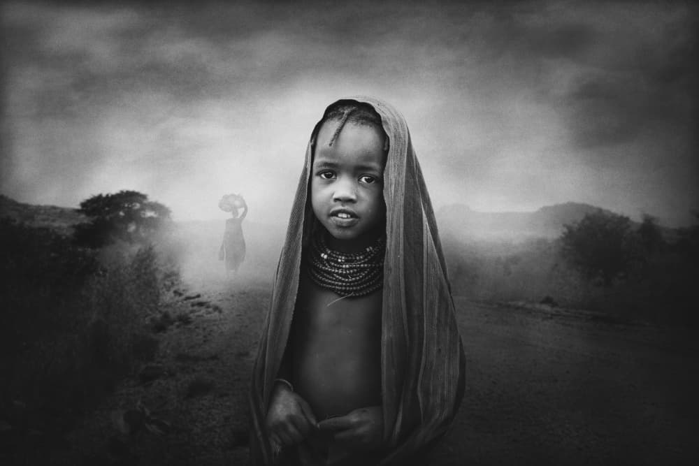 Girl in Dusty Haze by Svetlin Yosifov — canvas wall art
