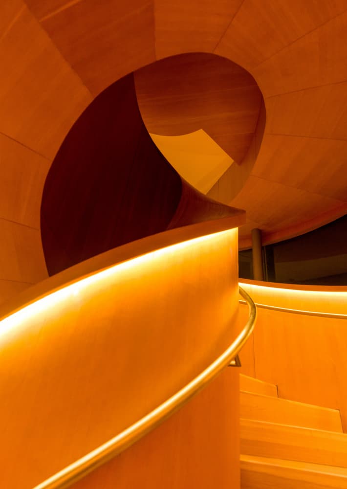 Elegant Spiral Staircase by X-FlyingKN — canvas wall art