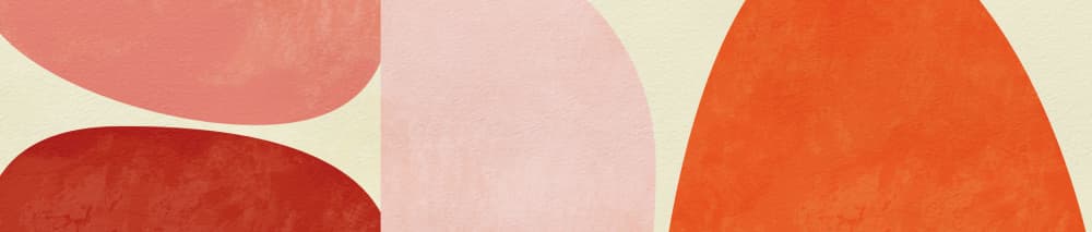Warm Pastel Geometry by Ana Rut Bre — canvas wall art