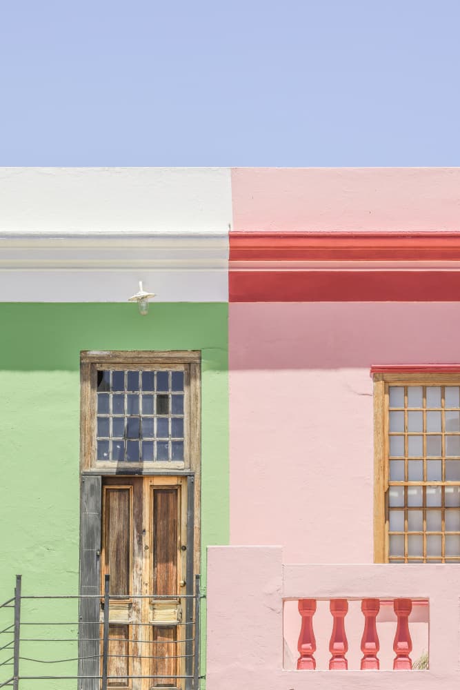 Colorful Facades by Shot by Clint — canvas wall art