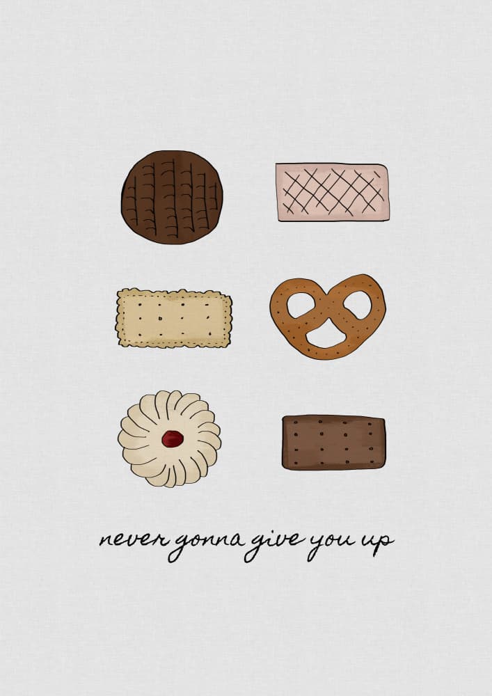 Illustrated Sweet Treats Quote by Orara Studio — canvas wall art