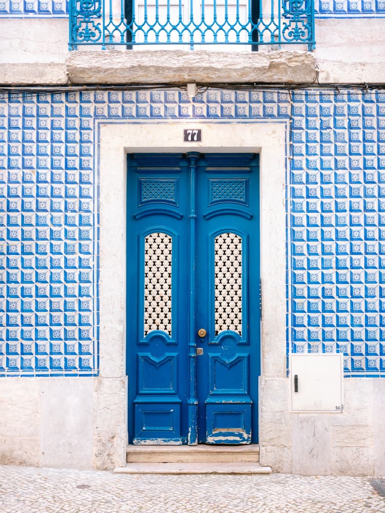 Blue Lisbon by Raisa Zwart — canvas wall art
