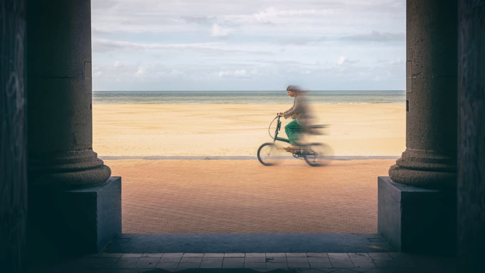 Coastal Ride Motion by Bruno Flour — canvas wall art