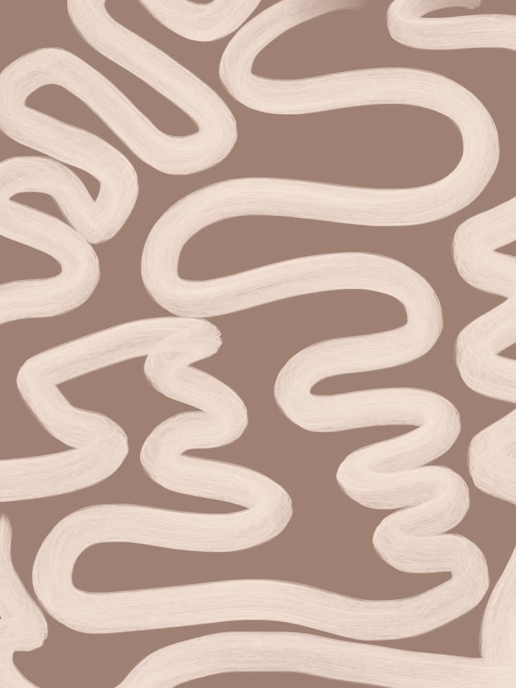 Wavy Abstract Lines by Studio Palette — canvas wall art