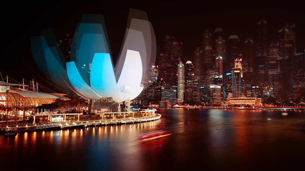 Illuminated City Skyline by Carmine Chiriacò — canvas wall art