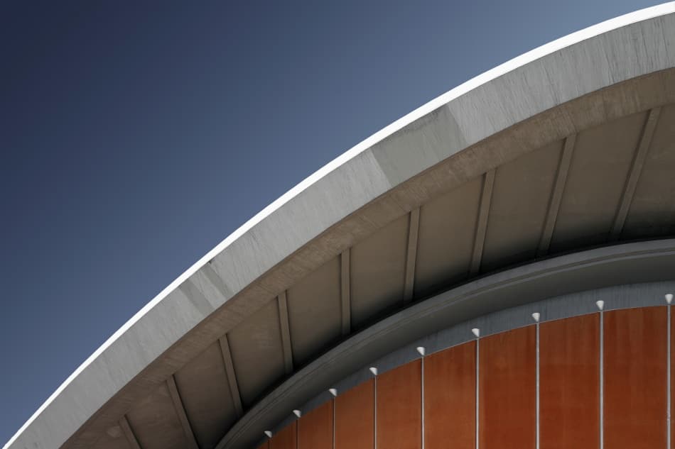 Curved Concrete Sky by Markus Kühne — canvas wall art