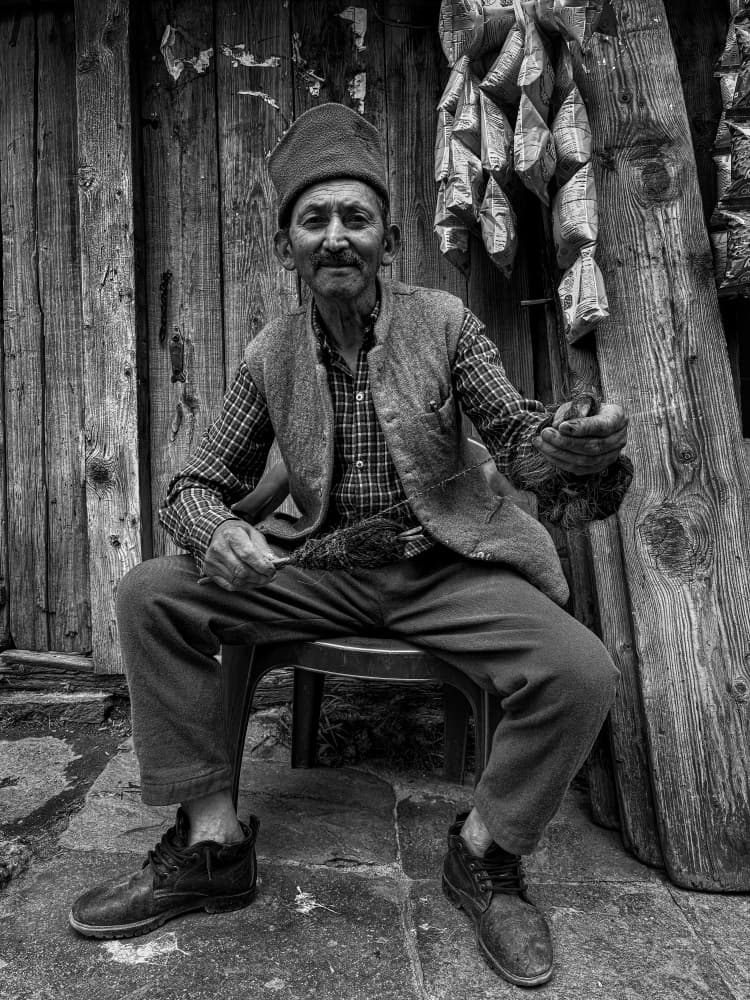 Traditional Village Elder by Nilesh J. Bhange — canvas wall art