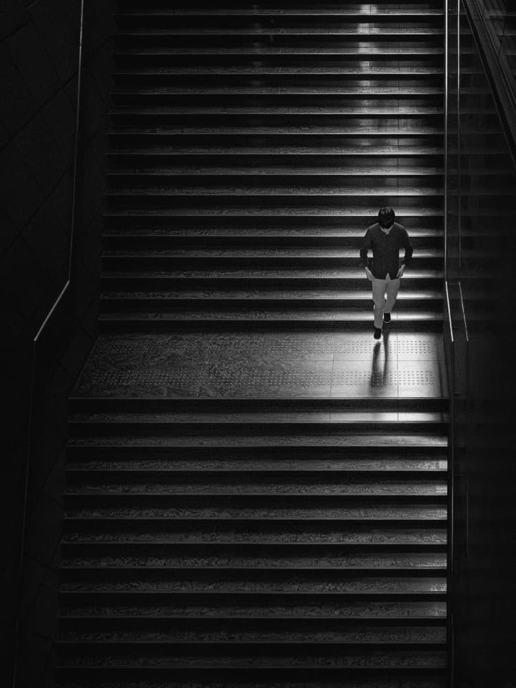 Solitary Climb by Eiji Yamamoto — canvas wall art