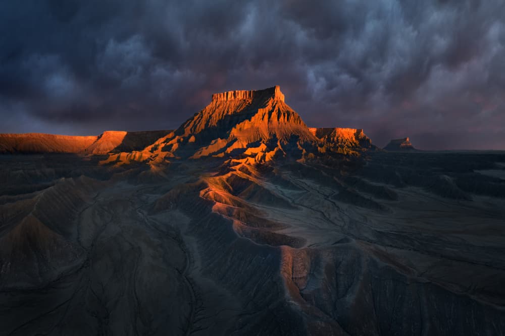 Golden Desert Sunset by Siyu_Wei APA — canvas wall art