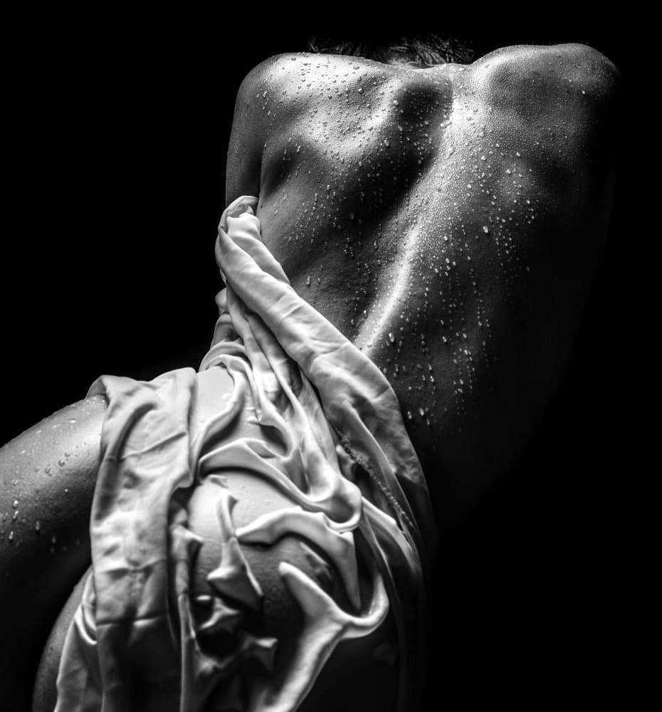 Draped Wet Back by AURIMAS VALEVICIUS — canvas wall art