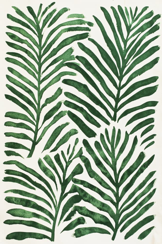 Verdant Fronds by Treechild — canvas wall art