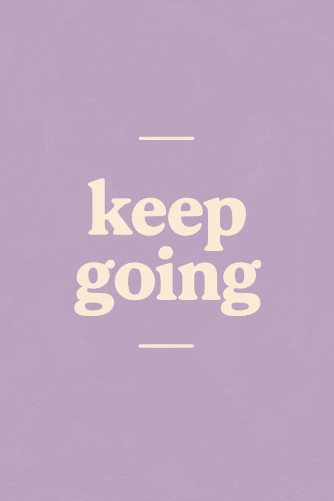 Keepgoing(purple) by Treechild — canvas wall art