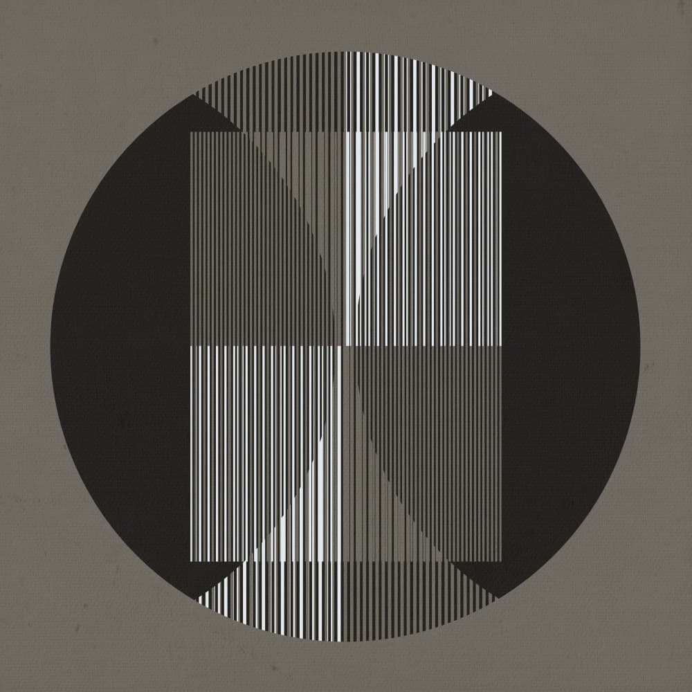 Optical Geometric Abstract by Carlos Perez Del Moro — canvas wall art
