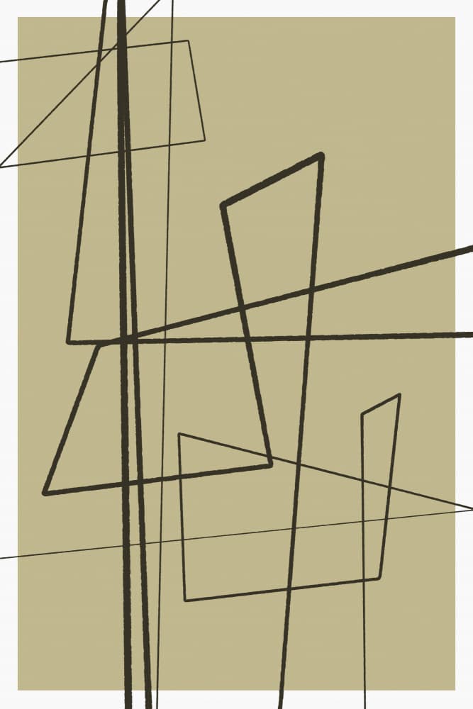Geometric Symphony by Treechild — canvas wall art