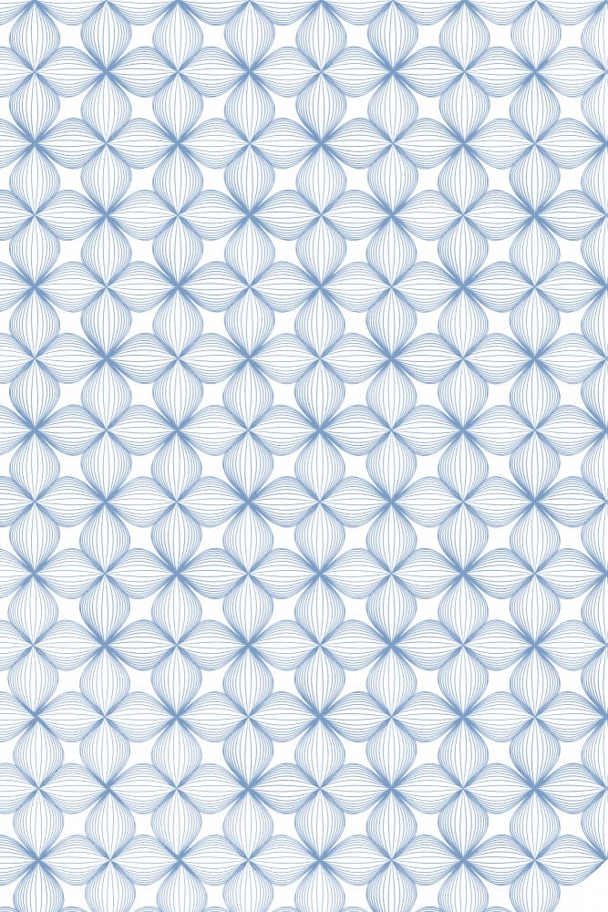 Abstract Blue Floral by cartissi — canvas wall art