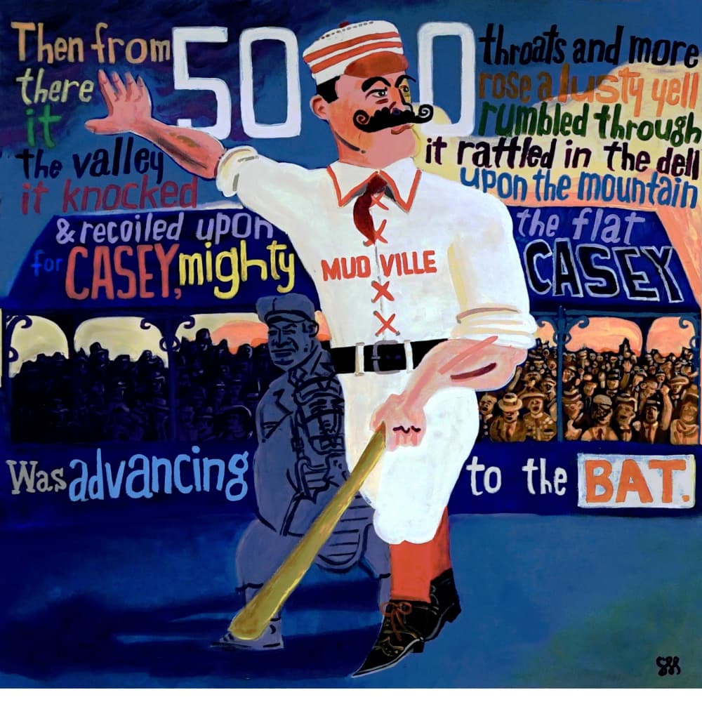 Casey at the Bat by Steve Spencer — canvas wall art